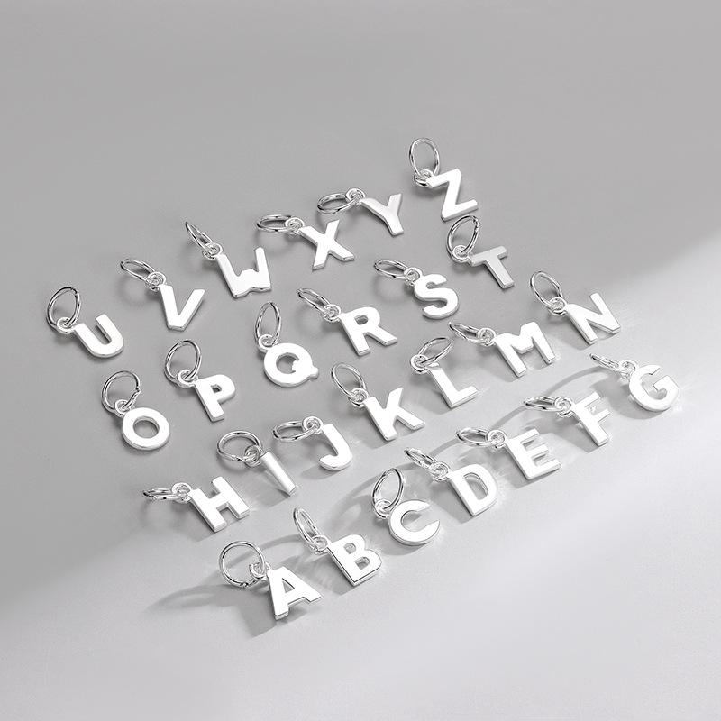 Pendant Necklaces Sterling Silver 26 English Letters DIY Accessories Wear Rope Hand String Bracelet PendantPendant
Pendant Necklaces Sterling Silver 26 English Letters DIY Accessories Wear Rope Hand String Bracelet PendantPendant