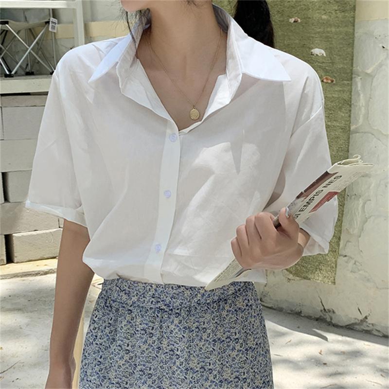 Women's Blouses & Shirts HziriP Elegant Basic Business Lapel Summer Short Sleeves 2022 Solid Tops OL Femme Gentle Thin Loose Work Wear, Yellow
Women's Blouses & Shirts HziriP Elegant Basic Business Lapel Summer Short Sleeves 2022 Solid Tops OL Femme Gentle Thin Loose Work Wear, Yellow