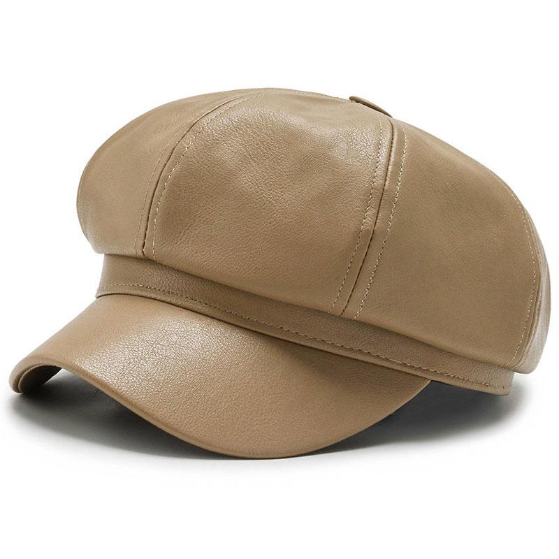 Berets Leather Women Octagonal Beret Summer Sun Protection Sboy Cap Fashion Korean Retro Artist Painter HatBerets, Pu octagonal beret
Berets Leather Women Octagonal Beret Summer Sun Protection Sboy Cap Fashion Korean Retro Artist Painter HatBerets, Pu octagonal beret