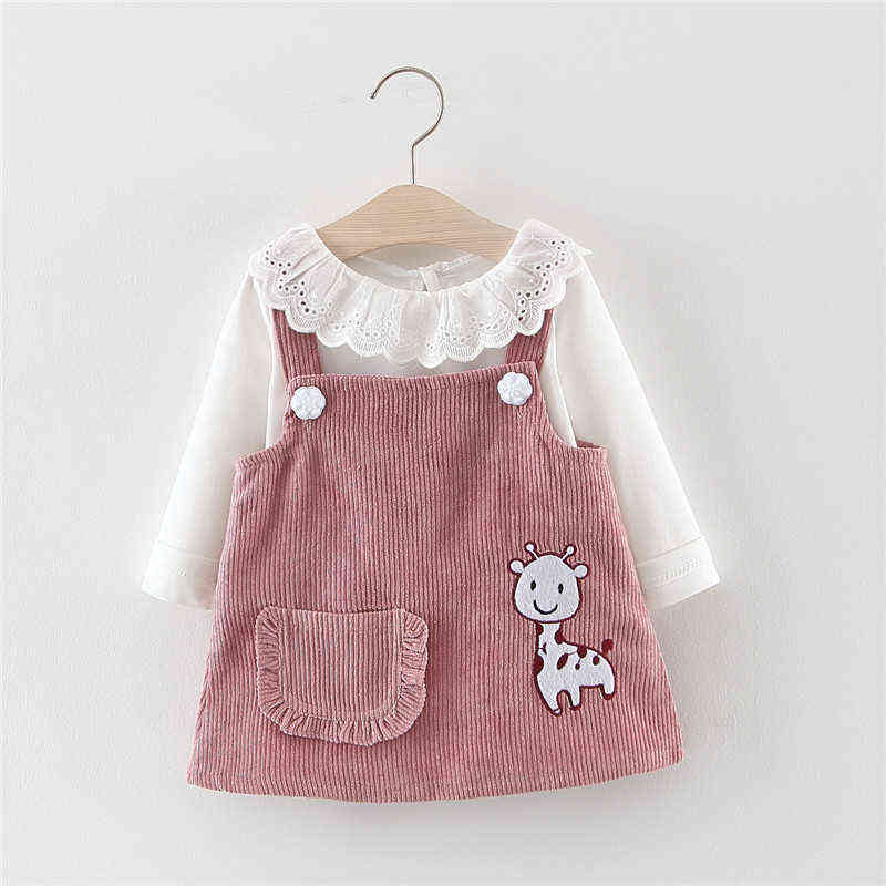 Melario Baby Girl Clothes Princess Dresses Spring Dot Long Sleeves Cotton Baby Clothes Baby Girl Red Dress Spring Infant Dress Y220510