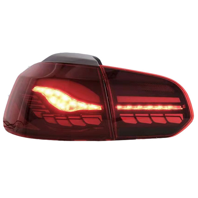 Car Tuning Lights For Golf 6 2009-2012 Golf6 MK6 R20 LED Street Light DRL Brake Stream Turn Signal Reversing Highlights