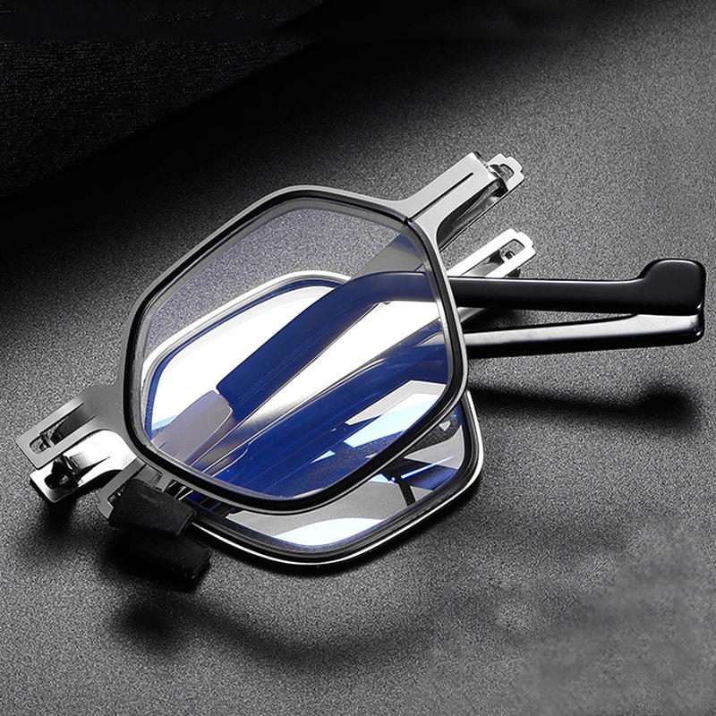 Sunglasses Folding Reading Glasses Men Women Hexagon Metal Frame Anti Blue Light Presbyopic Portable With CaseSunglasses
Sunglasses Folding Reading Glasses Men Women Hexagon Metal Frame Anti Blue Light Presbyopic Portable With CaseSunglasses