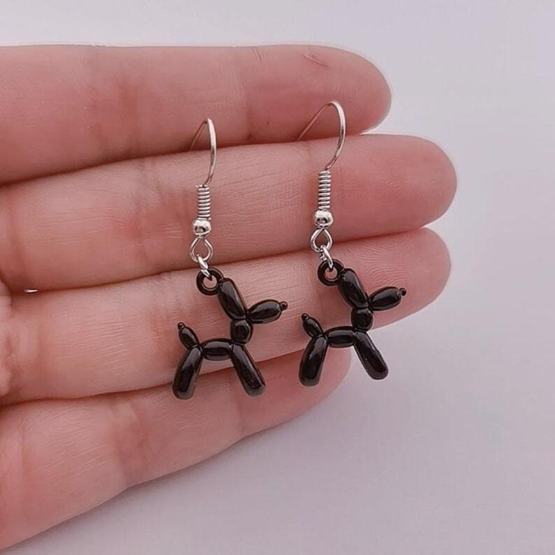Dangle & Chandelier Balloon Cute Cartoon Pet Dog Earrings Poodle Animal Black Or White Puppy Pendant For Women Girls GiftDangle
Dangle & Chandelier Balloon Cute Cartoon Pet Dog Earrings Poodle Animal Black Or White Puppy Pendant For Women Girls GiftDangle