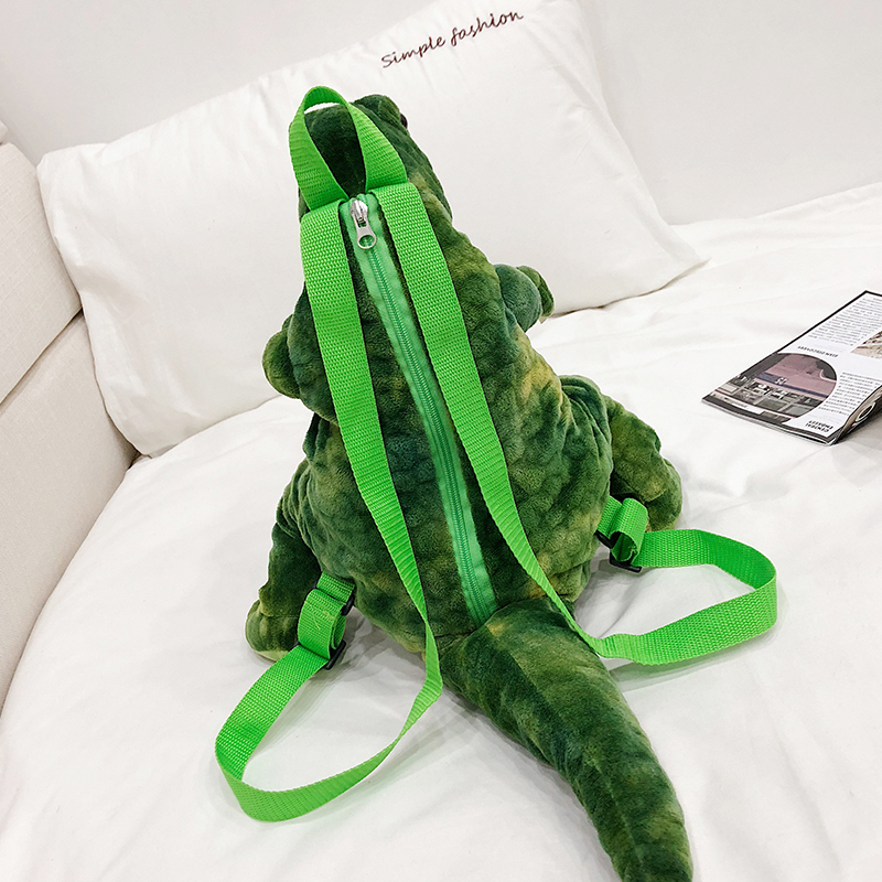 Fashion parent- Creative 3D Dinosaur Backpack Cute Animal Cartoon Plush Backpack Dinosaurs Bag for ren s Gifts 220513