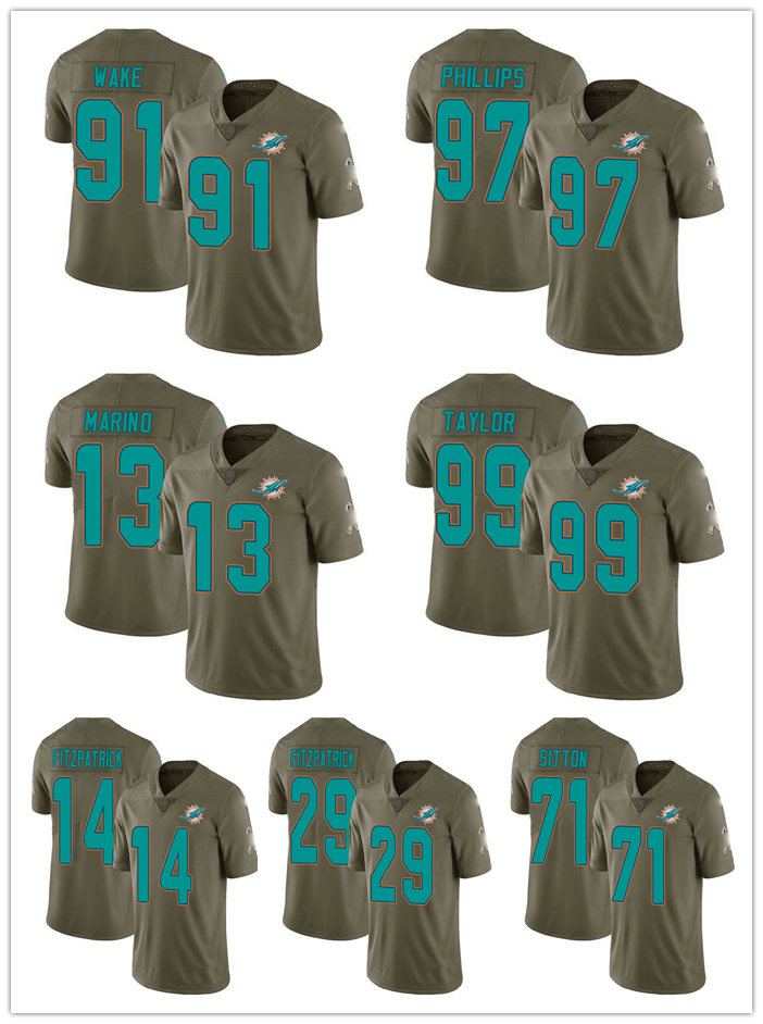 Jersey Miami''Dolphins''MEN WOMEN YOUTH tua tagovailoa Tyreek Hill Dan Marino Limited Football Olive 2017 Salute to Service, Custom name number
Jersey Miami''Dolphins''MEN WOMEN YOUTH tua tagovailoa Tyreek Hill Dan Marino Limited Football Olive 2017 Salute to Service, Custom name number