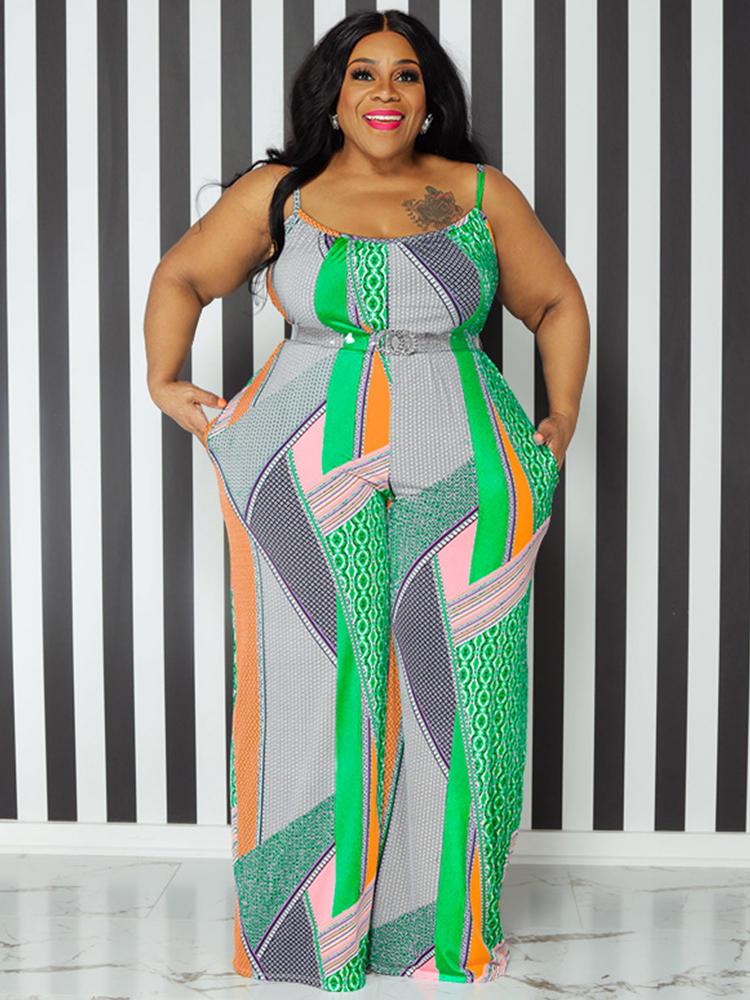 Women's Plus Size Pants Women Clothing Summer Jumpsuits With Belt Streetwear Ladies Loose Casual Wholesale Bulk DropWomen's, Green
Women's Plus Size Pants Women Clothing Summer Jumpsuits With Belt Streetwear Ladies Loose Casual Wholesale Bulk DropWomen's, Green