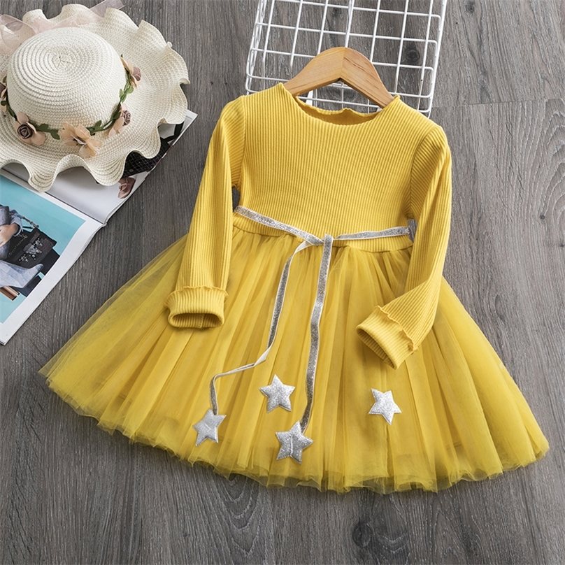 Baby Casual Dress Children Autumn Long Sleeve Tulle Tutu Dresses Kids Girls Birthday Holiday School Wear Clothes Vestidos 220812
Baby Casual Dress Children Autumn Long Sleeve Tulle Tutu Dresses Kids Girls Birthday Holiday School Wear Clothes Vestidos 220812