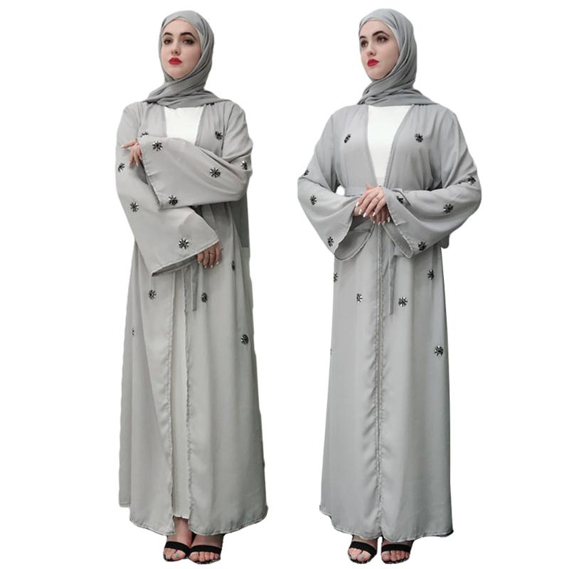 Ethnic Clothing Muslim Embroidery Dress Abaya Open Cardigan Kimono Robe Gown Ramadan Women Jilbab Turkey Dubai Long Sleeve Loose Dresses Fas
Ethnic Clothing Muslim Embroidery Dress Abaya Open Cardigan Kimono Robe Gown Ramadan Women Jilbab Turkey Dubai Long Sleeve Loose Dresses Fas