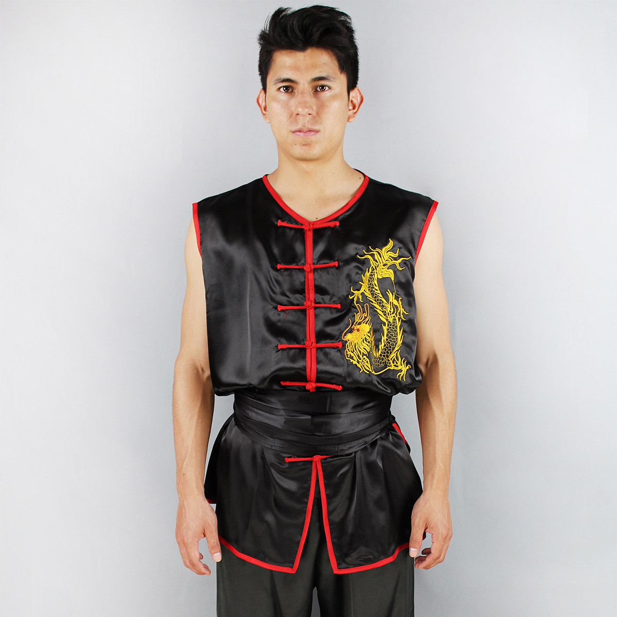 Men's Tracksuits Unisex Tai chi clothing Chinese martial arts Uniform children training Nanquan clothing practice Top + Pants Summer competition 