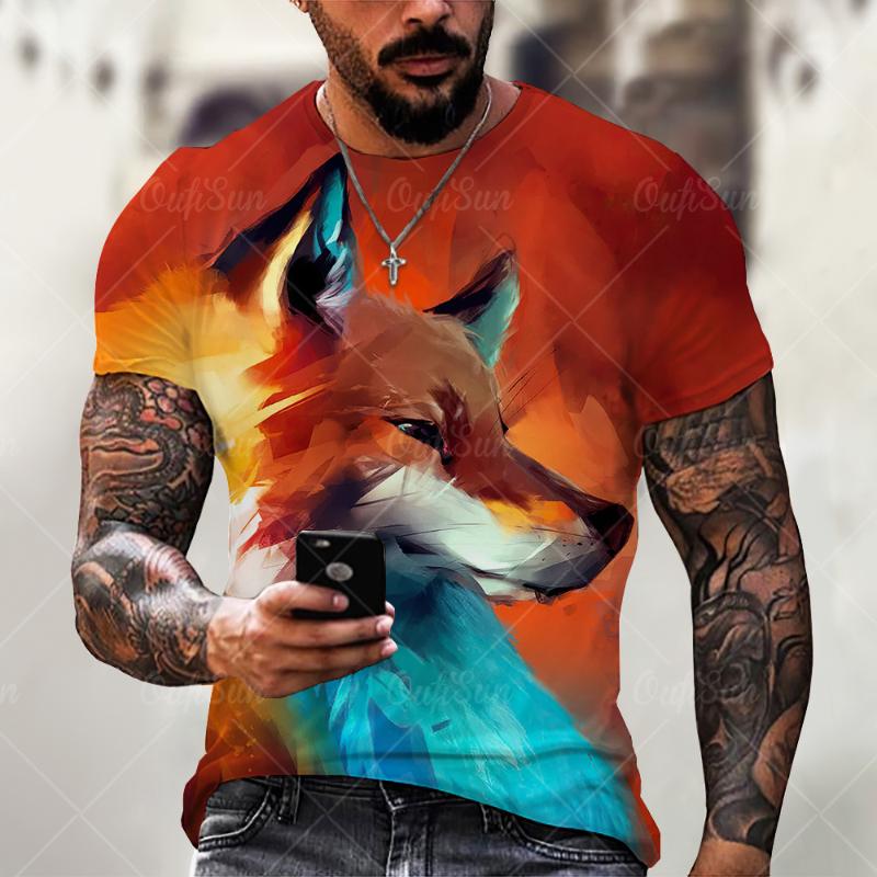 Men's T-Shirts 2022 3D Animal Wolf Print Trend Fashion T-shirt Summer Top Male Large Size Short-sleeved Casual 6xl, Ofsm-00893
Men's T-Shirts 2022 3D Animal Wolf Print Trend Fashion T-shirt Summer Top Male Large Size Short-sleeved Casual 6xl, Ofsm-00893