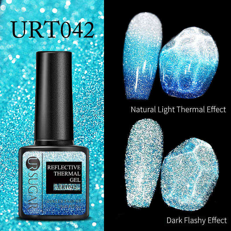 NXY Nail Gel Glitter Thermal Polish Reflective Purple Blue Semi Permanent Varnish Soak Off Uv All for Manicure 0328