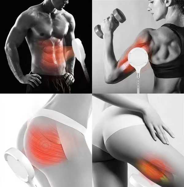 Portable single handle physiotherapy abdominal muscle stimulator body slimming muscle stimulate fat removal ems machine