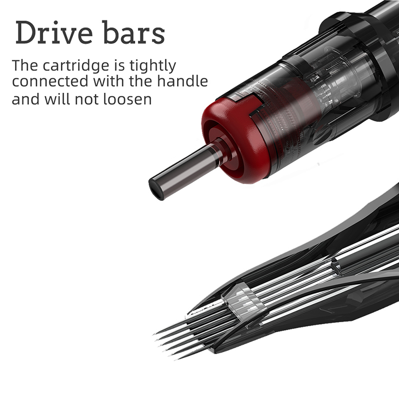 XNET 20 pcs/Box Tattoo Cartridge Needles Revolution #10 0.3mm Permanent MakeUp Disposable Cartridges Needle tattoo Supply 220316