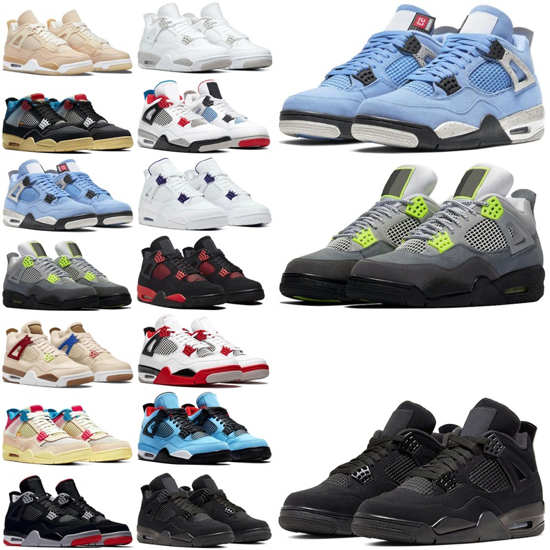 Black Cat Military 4 4s men womens basketball shoes Sail White Oreo University Blue Cactus Jack Bred Neon men trainers sports sneakers, 25
Black Cat Military 4 4s men womens basketball shoes Sail White Oreo University Blue Cactus Jack Bred Neon men trainers sports sneakers, 25