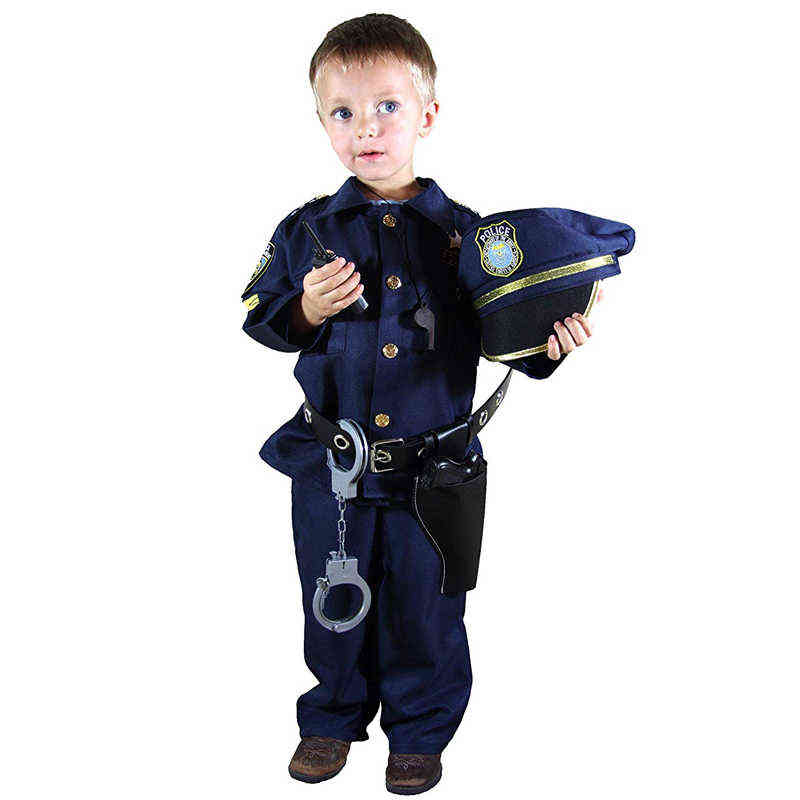 Bazzery Deluxe Police Officer Come and Role Play Kit Boys Halloween Carnival Party Performance Fancy Dress Uniform Outfit L220715, Blue
Bazzery Deluxe Police Officer Come and Role Play Kit Boys Halloween Carnival Party Performance Fancy Dress Uniform Outfit L220715, Blue