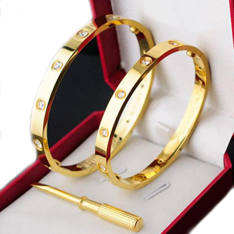 mens love bangle gold bracelet for women High quality 316L stainless steel screwdriver screw goddess lovers fashion classic street party designer bracelet jewelry
mens love bangle gold bracelet for women High quality 316L stainless steel screwdriver screw goddess lovers fashion classic street party designer bracelet jewelry