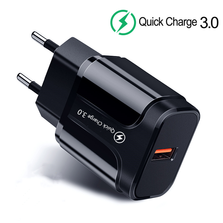 3A Quick Charge Adapter 3.0 USB Charger For iPhone 11 Pro 8 EU Wall Mobile Phone Charger Fast
3A Quick Charge Adapter 3.0 USB Charger For iPhone 11 Pro 8 EU Wall Mobile Phone Charger Fast