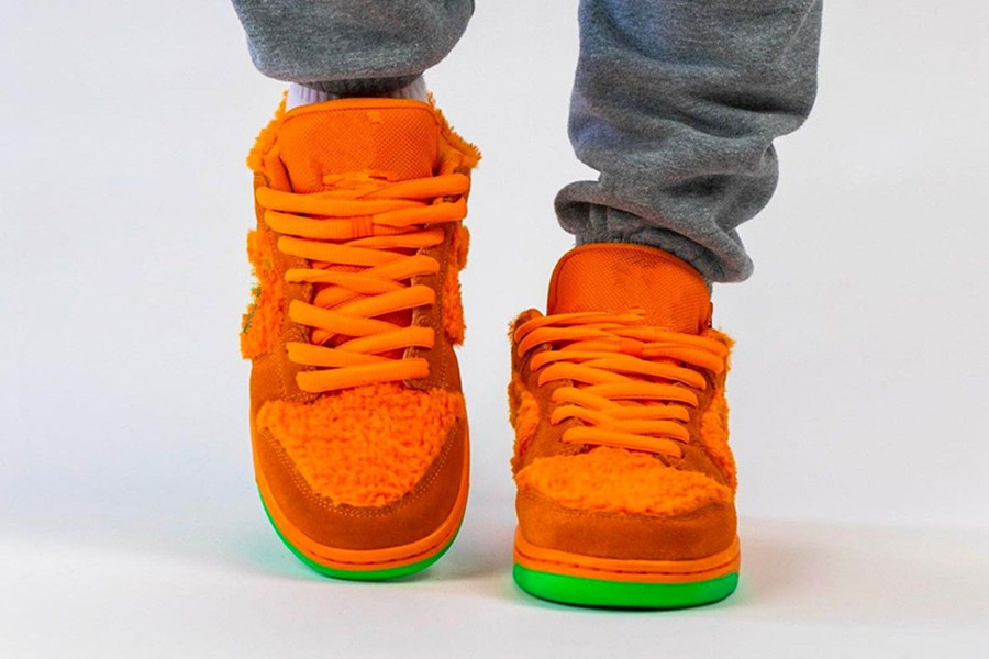 Shoes Designer Grateful Dead x Sb Low Pro Qs Basketball Baby Bear Orange Color Suede Overlays Skateboard Men/women Outdoor Sneakers Sports
