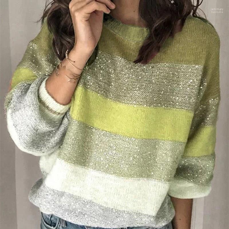 Women' Sweaters Loose Casual Knit Sweater Women Winter 2022 Female Pullover Femme Elegant Long Sleeve Patchwork Knitted Jemi22, Blue
Women' Sweaters Loose Casual Knit Sweater Women Winter 2022 Female Pullover Femme Elegant Long Sleeve Patchwork Knitted Jemi22, Blue