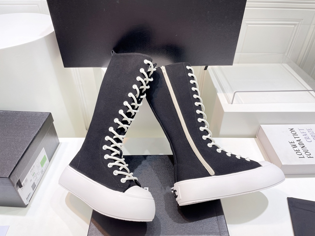 2022 autumn muffin thick bottom canvas high boots women's biscuit shoes fashion trend boots holiday leisure new designer 35-39 us4-8 box, Blue
2022 autumn muffin thick bottom canvas high boots women's biscuit shoes fashion trend boots holiday leisure new designer 35-39 us4-8 box, Blue