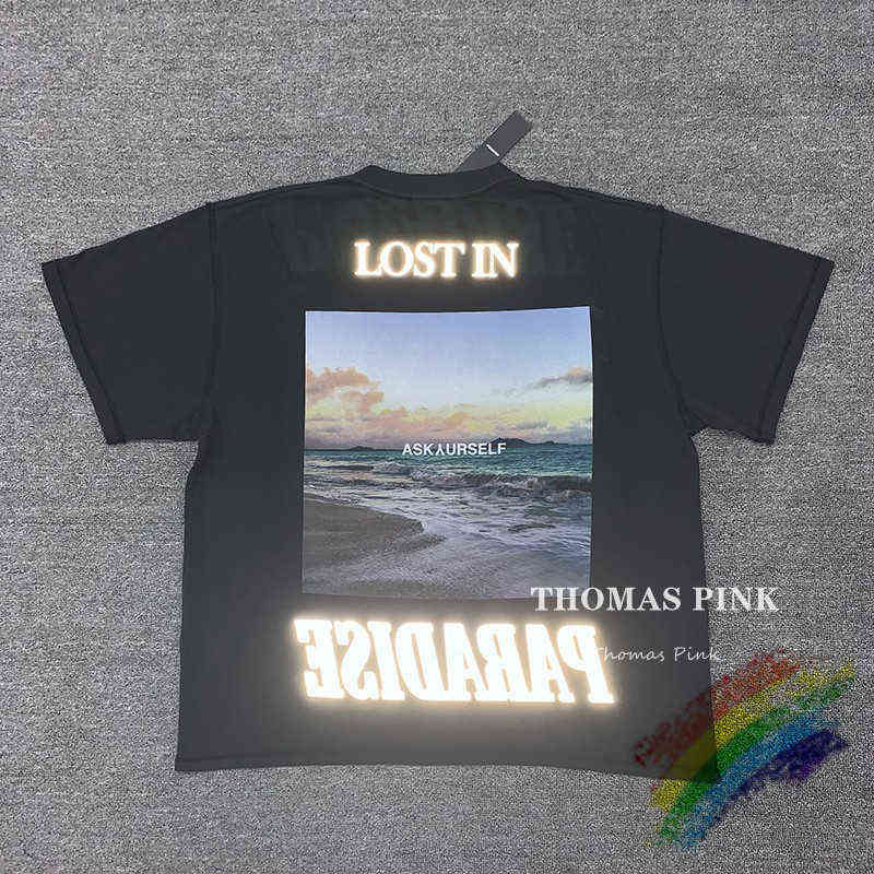 Reflective Oversized Askyurself T Shirt Men Women op Quality Vintage op ees California DreamT220721
Reflective Oversized Askyurself T Shirt Men Women op Quality Vintage op ees California DreamT220721