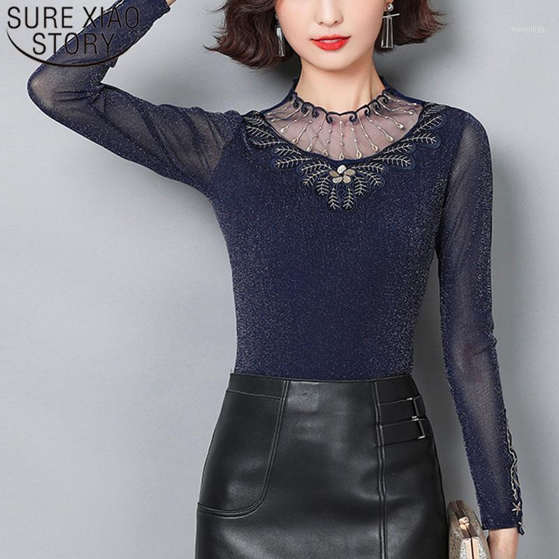 Autumn Fashion Women Blouses Long Sleeve Lace Tops Casual Embroidery Clothing O-neck 6345 50 Women's & Shirts, Khaki
Autumn Fashion Women Blouses Long Sleeve Lace Tops Casual Embroidery Clothing O-neck 6345 50 Women's & Shirts, Khaki