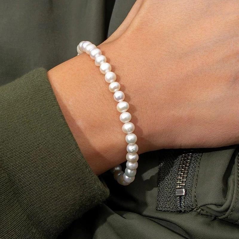 Beaded Strands Fashion Imitation Pearl Bracelet Men Vintage Handmade Width 6/8/10mm Bead For Jewelry GiftBeaded
Beaded Strands Fashion Imitation Pearl Bracelet Men Vintage Handmade Width 6/8/10mm Bead For Jewelry GiftBeaded