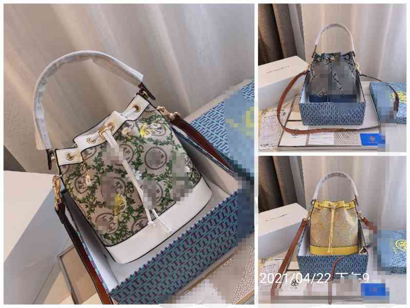 Luxury Fashion Handbags Torys 2022 Embroidered Printed Bucket Bag Women's One Shoulder Messenger, Yellow
Luxury Fashion Handbags Torys 2022 Embroidered Printed Bucket Bag Women's One Shoulder Messenger, Yellow