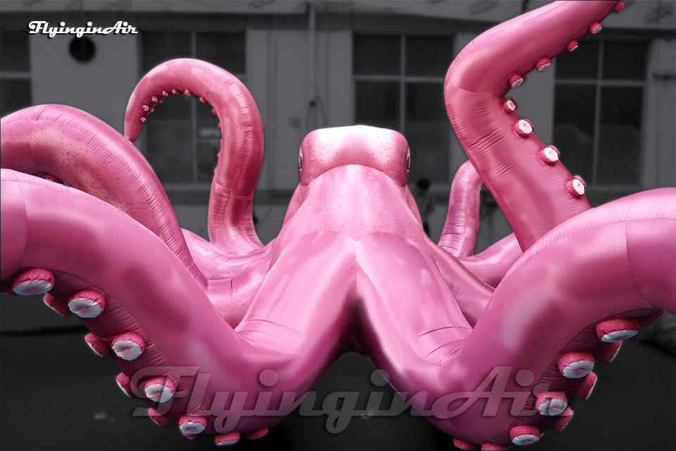 Customized Real Giant Inflatable Octopus 3m Sea Animal Model Blow Up Octopus With Eight Sucker-bearing Legs For Carnival Party Decoration
