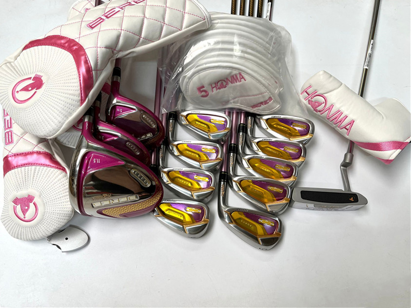 

Women Honma S-07 Full Set Honma S-07 Golf Set Women Golf Clubs Driver Fairway Woods Irons Putter Graphite Shaft With Head Cover