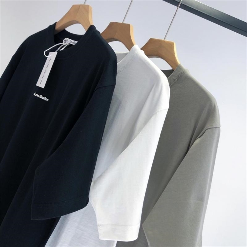 Ac studios Summer Lovers Letter Series Acne Smiling Face Cotton Slim Round Neck Short Sleeve Tshirt Classic Versatile Tees 220521, White
Ac studios Summer Lovers Letter Series Acne Smiling Face Cotton Slim Round Neck Short Sleeve Tshirt Classic Versatile Tees 220521, White