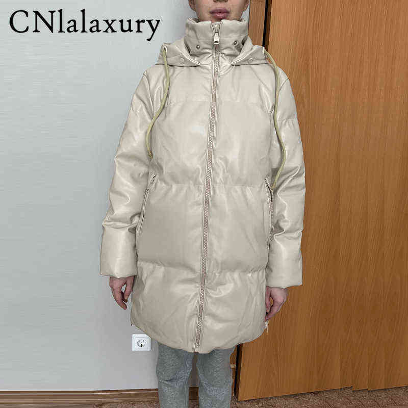 Fashion Hooded Pu Leather Parka Women Elegant Loose Long Jackets Women Silk Zipper Split Cotton Jackets Ladies Outfit Overcoat J220727, Black
Fashion Hooded Pu Leather Parka Women Elegant Loose Long Jackets Women Silk Zipper Split Cotton Jackets Ladies Outfit Overcoat J220727, Black