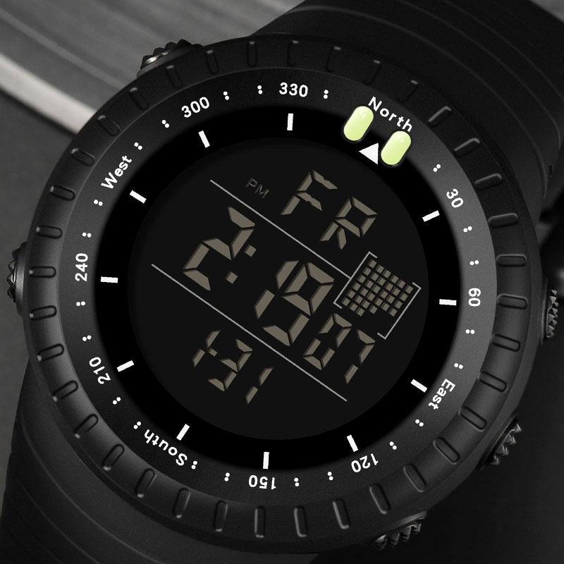 Wristwatches Brand Digital Watch Men Sport Watches Electronic LED Male Wrist For Clock Waterproof Wristwatch SANDA Hours 6071, 6071 green
Wristwatches Brand Digital Watch Men Sport Watches Electronic LED Male Wrist For Clock Waterproof Wristwatch SANDA Hours 6071, 6071 green