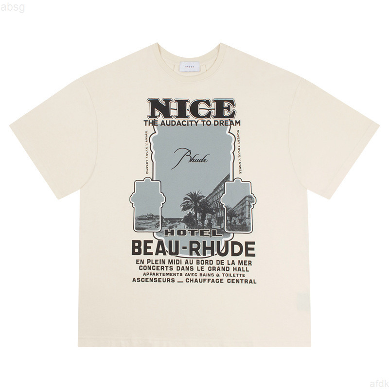 High Street Brand Rhude Graphic Design Y2k Top Quality T-shirt Men' Clothing Oversized Jujutsu Kaisen, Apricot
High Street Brand Rhude Graphic Design Y2k Top Quality T-shirt Men' Clothing Oversized Jujutsu Kaisen, Apricot