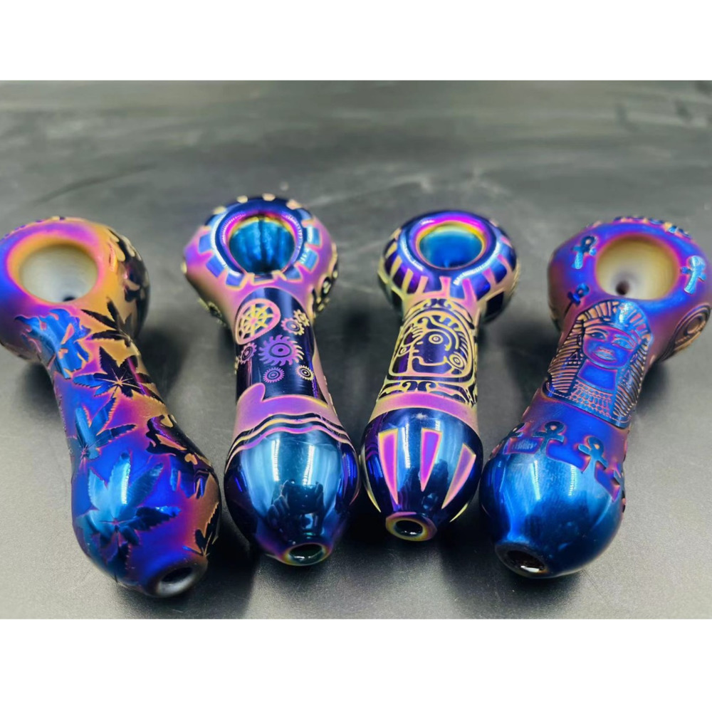 4.7'' Glass water pipes Mini Hookah Bong Smoking Electroplating Hand creative Pipe wax oil rigs
4.7'' Glass water pipes Mini Hookah Bong Smoking Electroplating Hand creative Pipe wax oil rigs