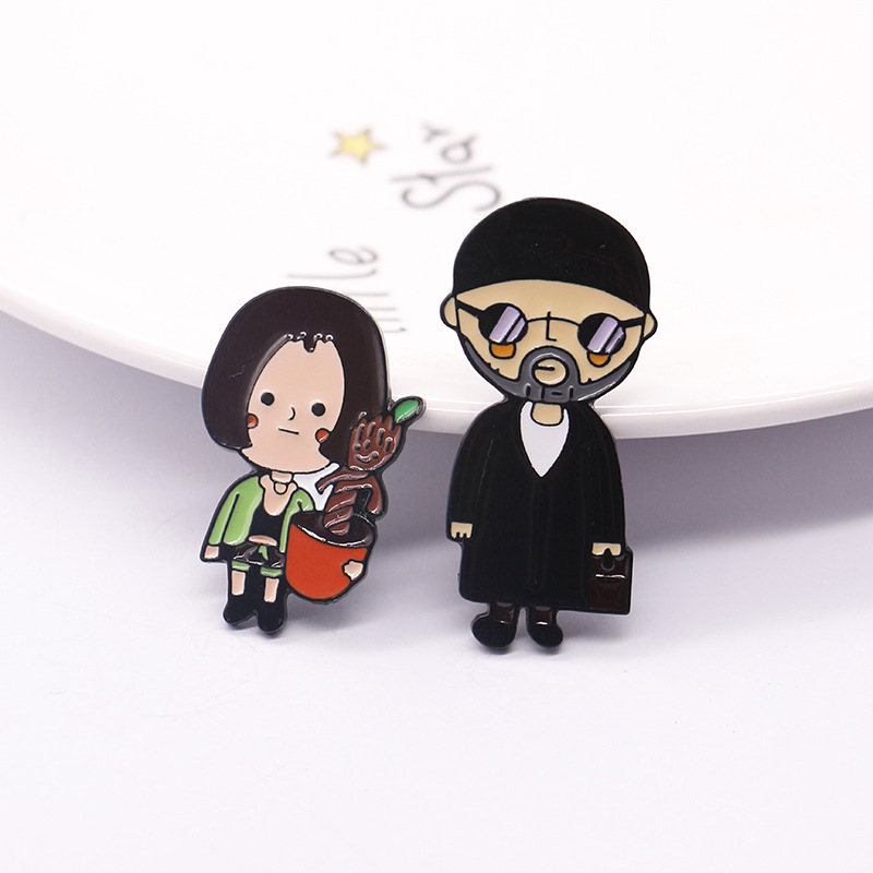 The professional brooch European and American cross-border cartoon creativity this killer is not too cold alloy drip oil brooches badges pins spot wholesale, Color #1
The professional brooch European and American cross-border cartoon creativity this killer is not too cold alloy drip oil brooches badges pins spot wholesale, Color #1