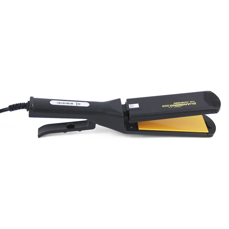 4-in-1 Women Interchangeable Plates Hair Straightener Crimping Iron Crimper Hair Styling Tool deep wave Straightening Iron 220623