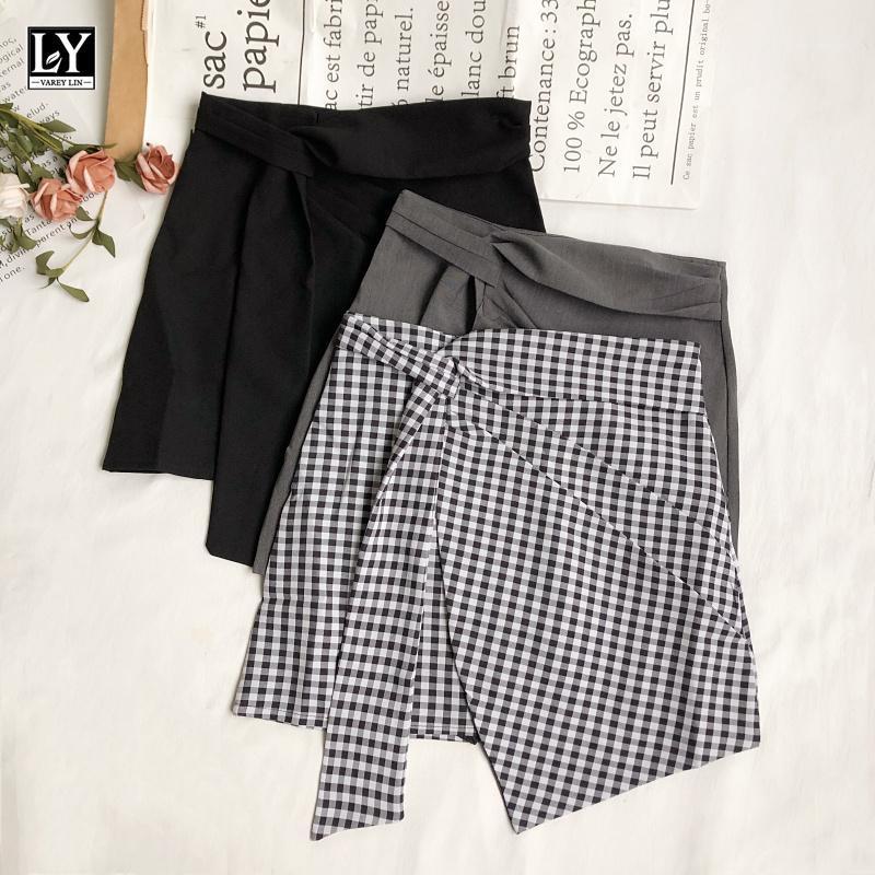 2022 Spring Summer Women High Waist Irregular Solid Color Mini Skirts Office Lady Fashion A-line Short, Black
2022 Spring Summer Women High Waist Irregular Solid Color Mini Skirts Office Lady Fashion A-line Short, Black