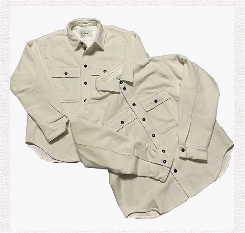 White Fleece Jacket Men Women 1 High Quality Wool Jackets Shirt Long Sleeve Single-breasted Coat
White Fleece Jacket Men Women 1 High Quality Wool Jackets Shirt Long Sleeve Single-breasted Coat