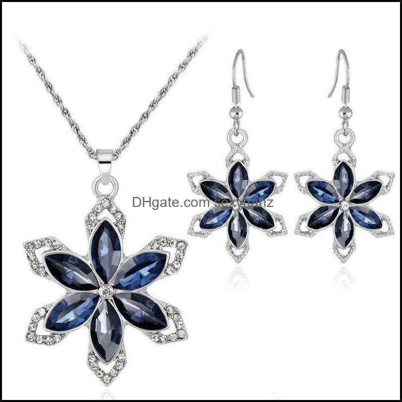 Earrings Necklace Jewelry Sets Girl Sier Crystal Heart Pendants Necklaces For Women Party Gift Fashion Wholesale Drop Delivery 2021 Szkiu, Dark blue
Earrings Necklace Jewelry Sets Girl Sier Crystal Heart Pendants Necklaces For Women Party Gift Fashion Wholesale Drop Delivery 2021 Szkiu, Dark blue