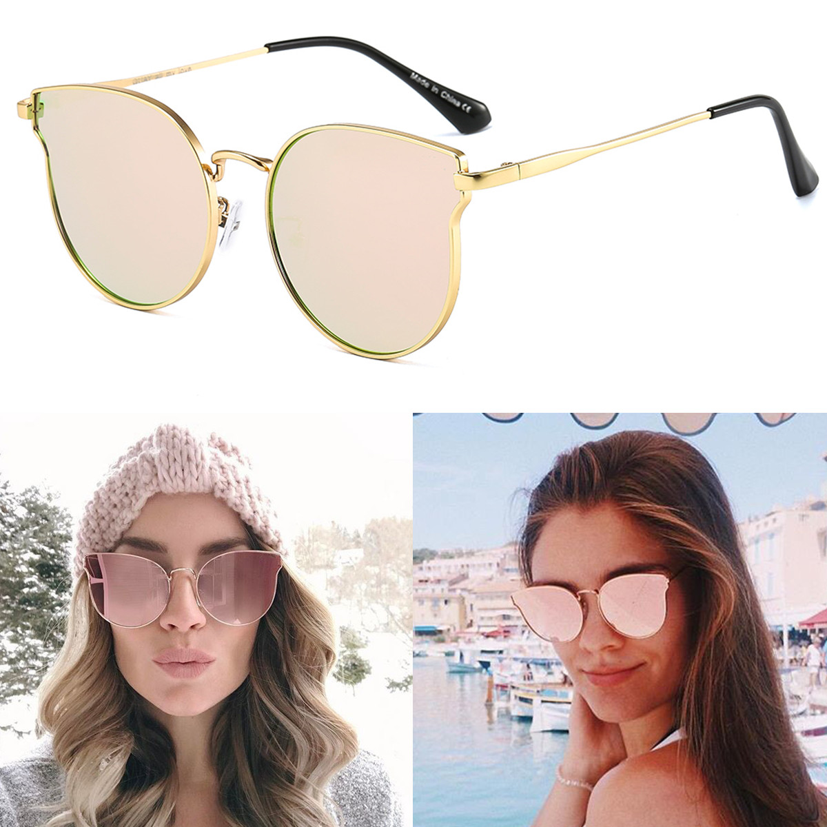 1pcs Fashion Mens Womens Round Sunglasses Eyewear Sun Glasses Designer Brand Black Metal Frame Dark Lenses
1pcs Fashion Mens Womens Round Sunglasses Eyewear Sun Glasses Designer Brand Black Metal Frame Dark Lenses