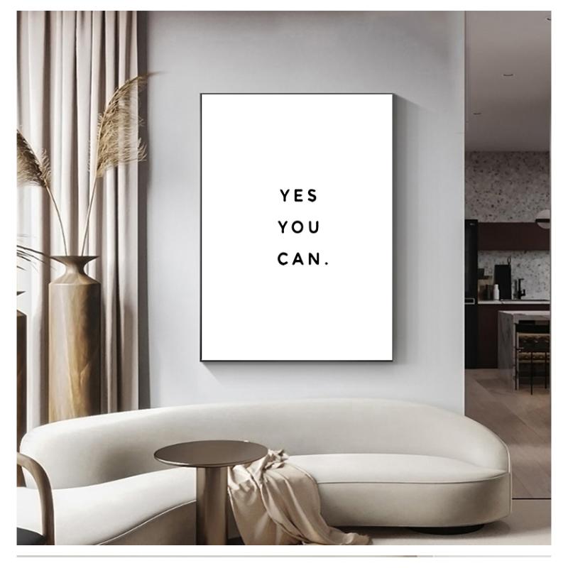 Paintings Minimalism Poster Canvas Wall Art Picture Posters And Prints Nordic Decoration Home Yes You Can Motivational Phrase
Paintings Minimalism Poster Canvas Wall Art Picture Posters And Prints Nordic Decoration Home Yes You Can Motivational Phrase