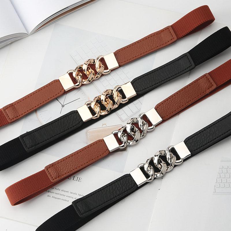 Belts 65cm Female Fashion Thin Elastic Waistband Metal Buckle Belt For Women Dress Suit Waist Stretch Band Clothing Accessories, Black
Belts 65cm Female Fashion Thin Elastic Waistband Metal Buckle Belt For Women Dress Suit Waist Stretch Band Clothing Accessories, Black