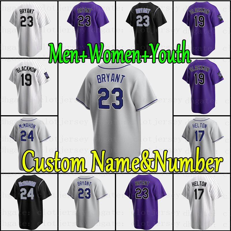 23 Kris Bryant Colorado Charlie Blackmon Rockies Brendan Rodgers Baseball Jersey Elias Diaz C.J. Cron Ryan McMahon Ezequiel Tovar Raimel Tapia Garrett Hampson, As shown
23 Kris Bryant Colorado Charlie Blackmon Rockies Brendan Rodgers Baseball Jersey Elias Diaz C.J. Cron Ryan McMahon Ezequiel Tovar Raimel Tapia Garrett Hampson, As shown