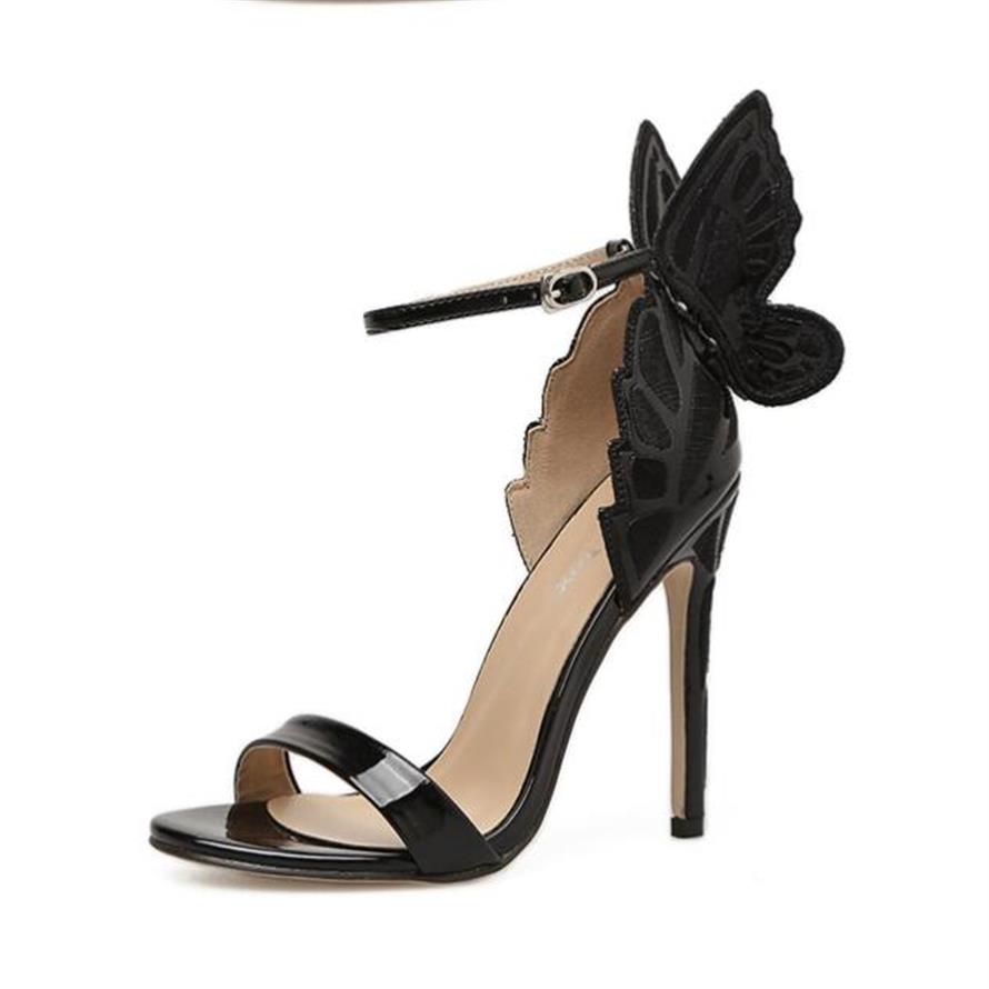 Classic Big Butterfly High Heel Sandals Women Summer Party Shoes Designer Black Sandals Sendale Femme296Y
Classic Big Butterfly High Heel Sandals Women Summer Party Shoes Designer Black Sandals Sendale Femme296Y