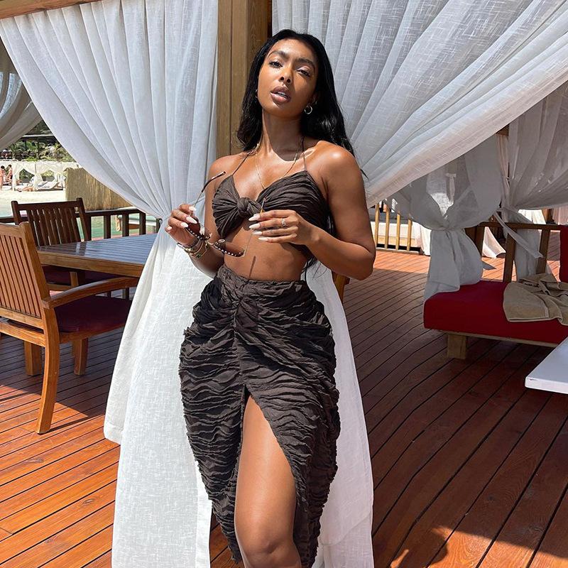 Women' Swimwear Women' 2022 Summer Solid Color Pleated Lace-Up Vest Half Skirt Split Suit Beach Push Up Micro SwimsuitWomen, Black
Women' Swimwear Women' 2022 Summer Solid Color Pleated Lace-Up Vest Half Skirt Split Suit Beach Push Up Micro SwimsuitWomen, Black