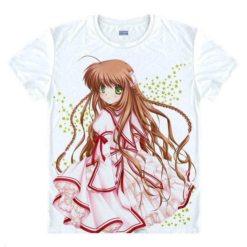 Men's T-Shirts Coolprint Japanese Manga Rewrite Anime Shirt Of Kanbe Kotori And Senri Akane Colorful Printing NoveltyMen's, White
Men's T-Shirts Coolprint Japanese Manga Rewrite Anime Shirt Of Kanbe Kotori And Senri Akane Colorful Printing NoveltyMen's, White