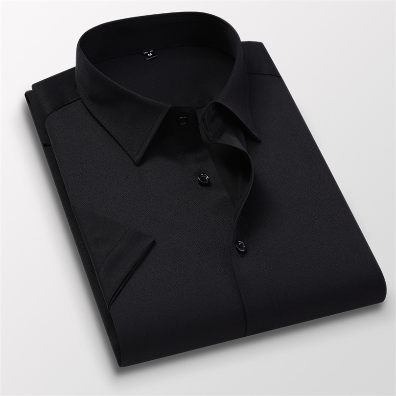Men's Dress Shirts Casual Short Sleeve Fashion White Black Blue Red Pink Slim Trend Business Formal Clothes Male Clothing 220401, 2615 white
Men's Dress Shirts Casual Short Sleeve Fashion White Black Blue Red Pink Slim Trend Business Formal Clothes Male Clothing 220401, 2615 white