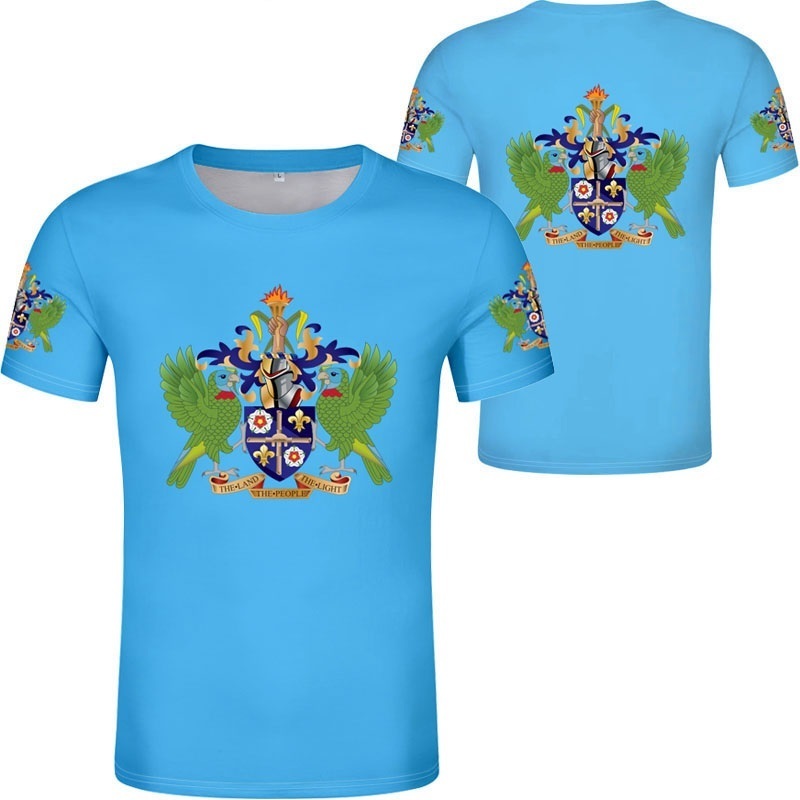 SAINT LUCIA T Shirt Name Number Lca T-shirt Text Po 0 Clothing Print Diy Free Custom Made Not Fade Not Cracked Tshirt 220609