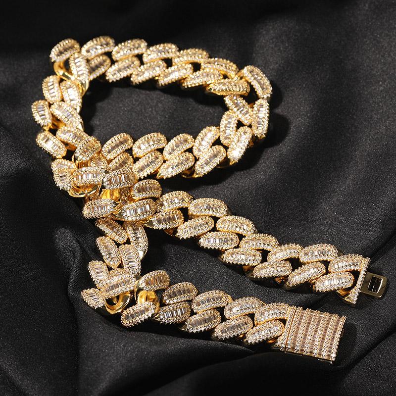 Chains Hip Hop Claw Setting 3A CZ Stone Bling Out 15mm Solid Round Cuban Miami Link Chain Necklace For Men Rapper Jewelry GiftChains ChainsC
Chains Hip Hop Claw Setting 3A CZ Stone Bling Out 15mm Solid Round Cuban Miami Link Chain Necklace For Men Rapper Jewelry GiftChains ChainsC